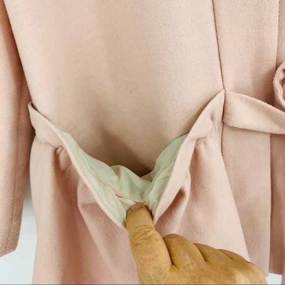 Halogen Jacket M Petite 9449 Ruffle Tie Button - Picture 4 of 11